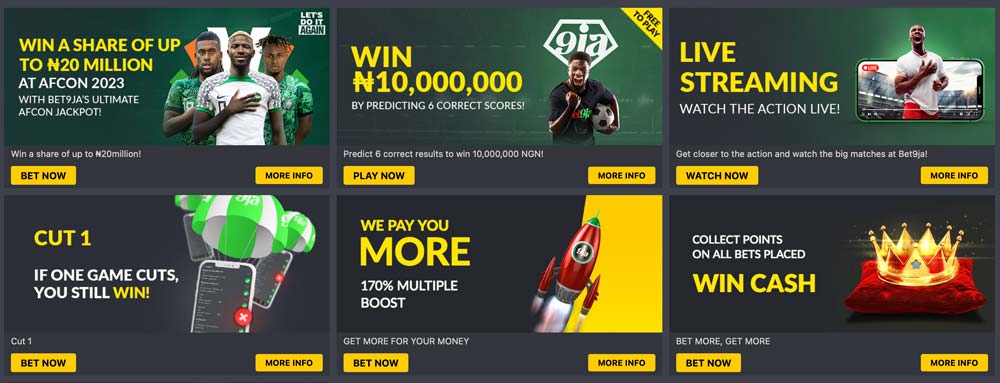 Bet9ja Promotions